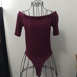 Off the shoulder one piece